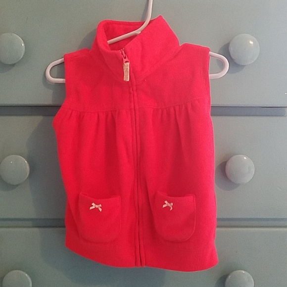Carter's Little girls 2 T Fleece and Vest - Picture 3 of 8